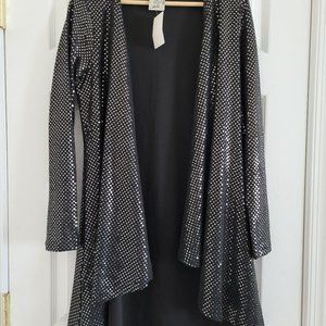 Vocal sequin cardigan NWT
